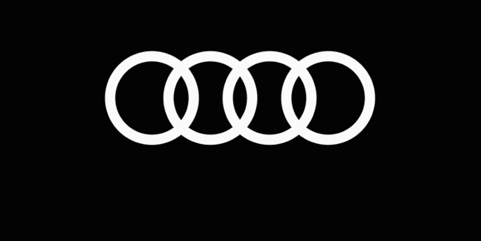 Logo Audi tel que modifié sur un tweet du 20 mars 2020