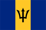 Barbade : drapeau national