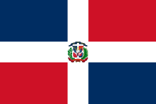 Drapeau national de la république dominicaine