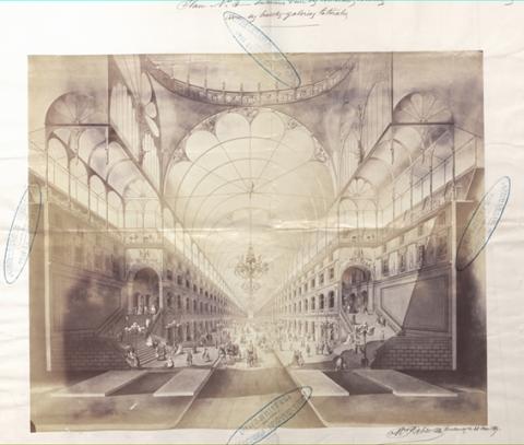Brevet d’invention de 15 ans n° 1BB85462 déposé le 31 mai 1869 par Maurice Fabre pour des plans de constructions architecturales