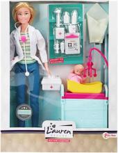 Poupée Lauren docteur de la société Toi-Toys Source : https://www.amazon.fr/Toi-Toys-04825A-Poup%C3%A9e-adolescente-accessoires/dp/B08DFNDDFC